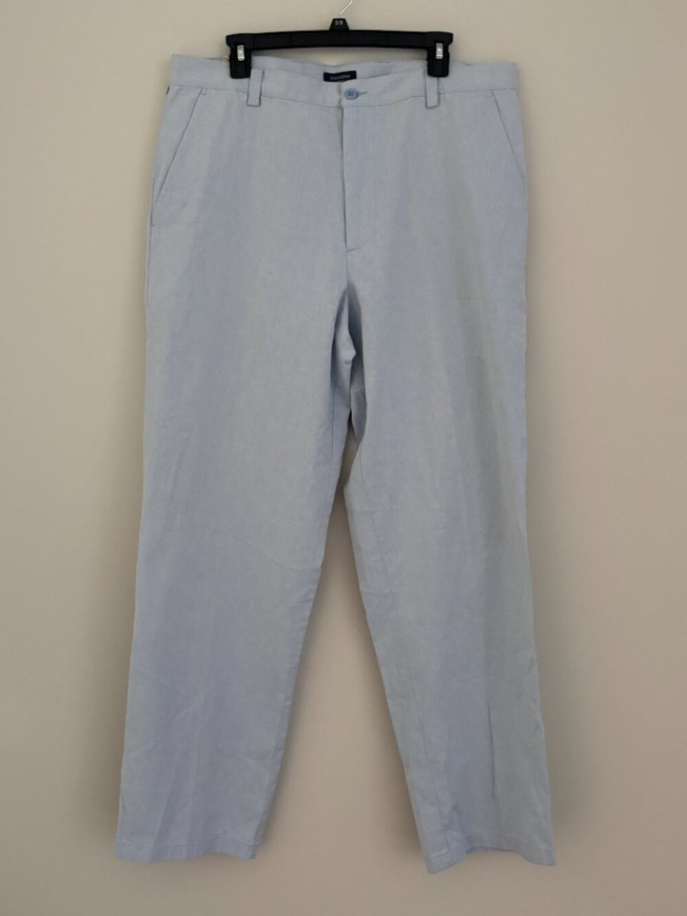 Dockers Men's Light Blue Heathered Summer Pants Preppy Coastal W36 L32